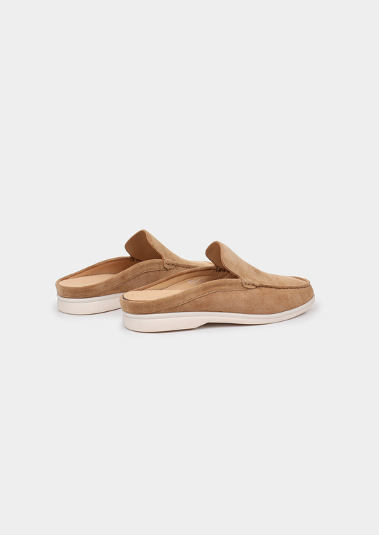 Caramel Marina Suede Slipper | Arventti
