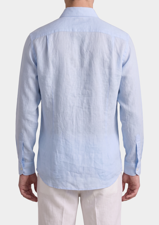 Amalfi Coastal Shirt - Light Blue | Arventti