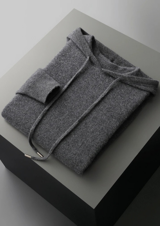 Premium Cashmere Dark Gray Alain Leisure Set | Arventti