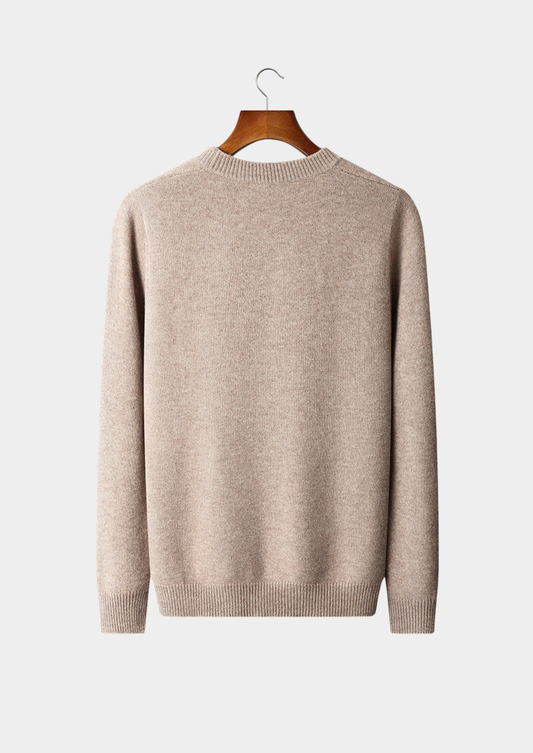 Pure Extra-Fine Merino Wool Cable Crewneck | Arventti