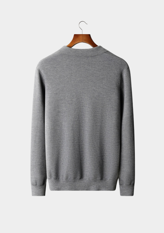Premium Cashmere Buttonless Sweater Polo | Arventti