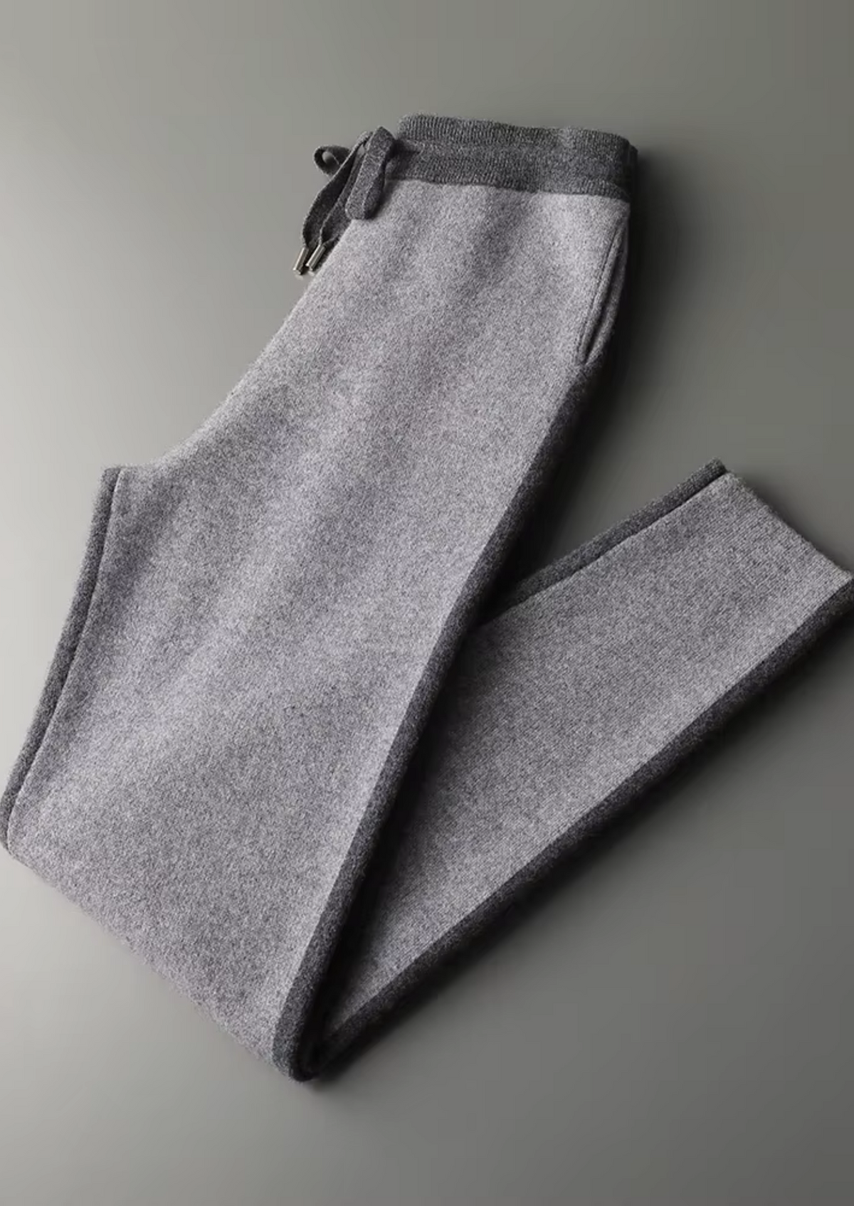 Premium Cashmere Dark Gray Torino Leisure Set | Arventti
