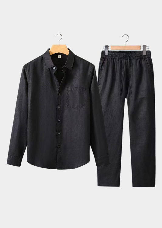 Dolcevita Longsleeve Summer Set - All Black | Arventti