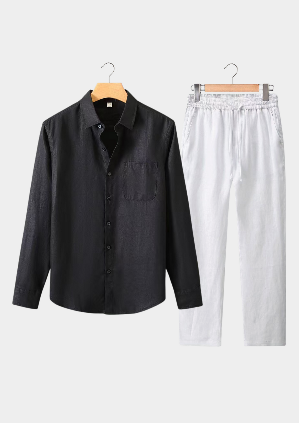 Dolcevita Longsleeve Summer Set - Black/white | Arventti