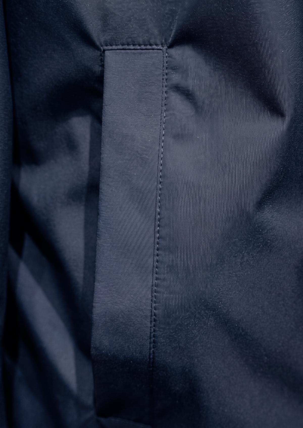 Navy Blue Technical Windbreaker Jacket | Arventti