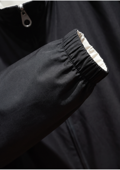 Black Technical Windbreaker Jacket | Arventti