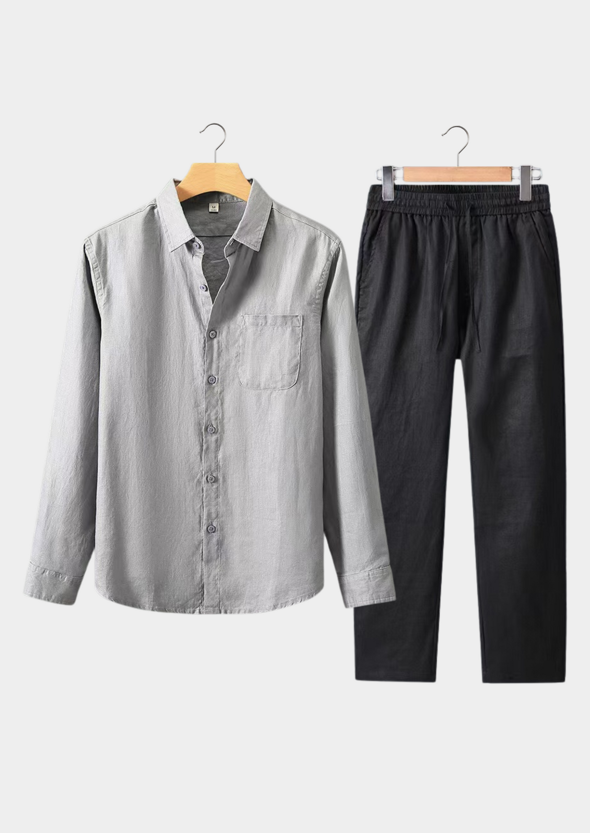 Dolcevita Longsleeve Summer Set - Gray/black | Arventti
