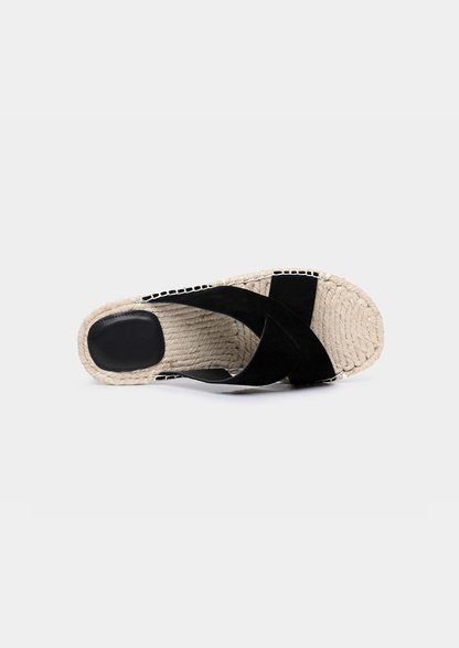 Black Resort Sandal | Arventti