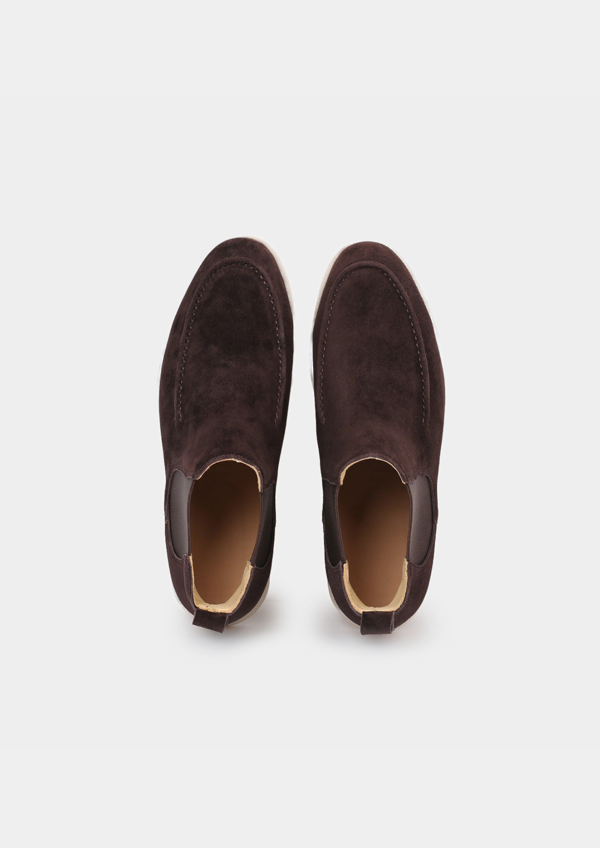 Coffee Suede Chelsea Boot | Arventti