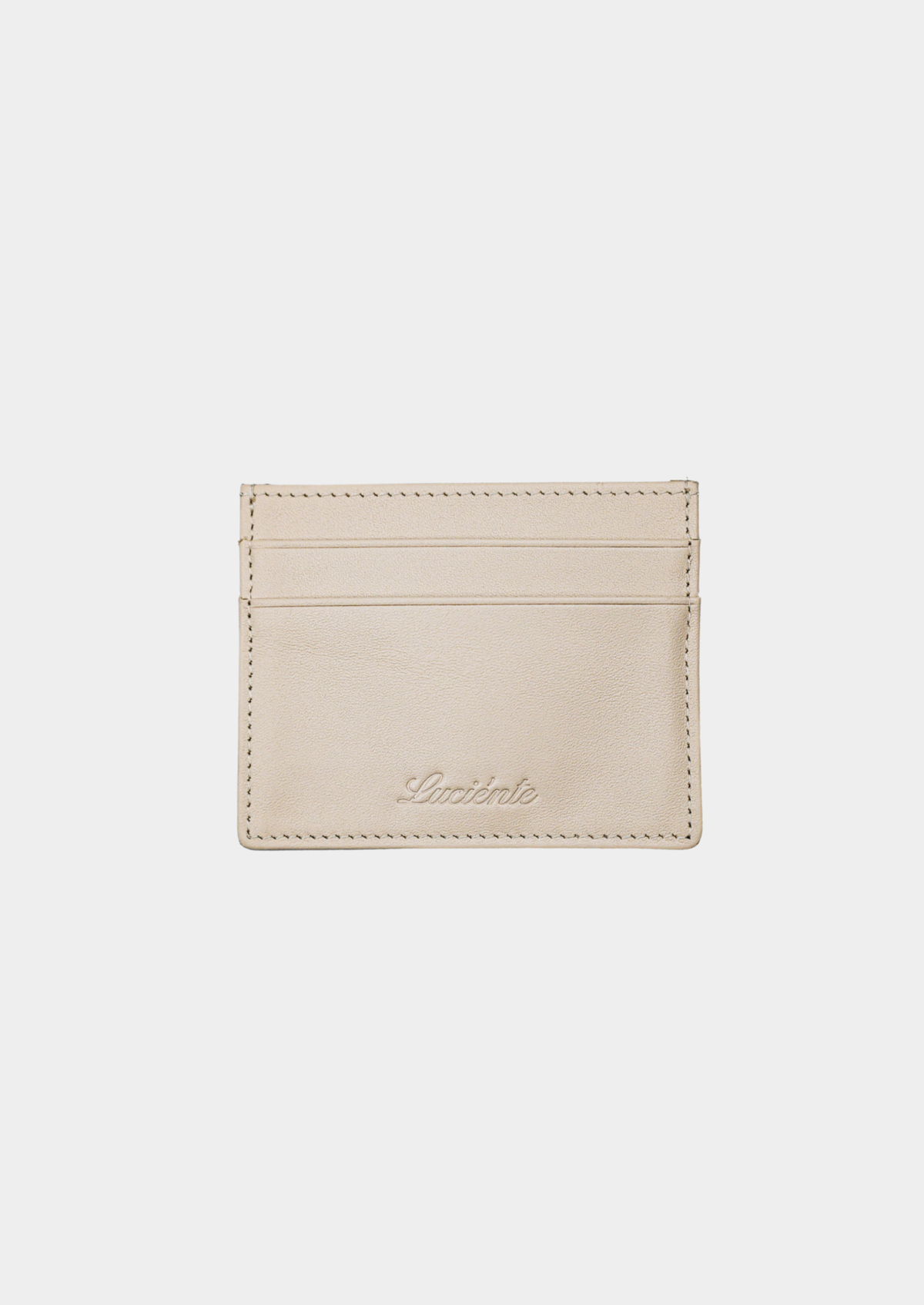 Essential Calfskin Leather Cardholder - Taupe | Arventti