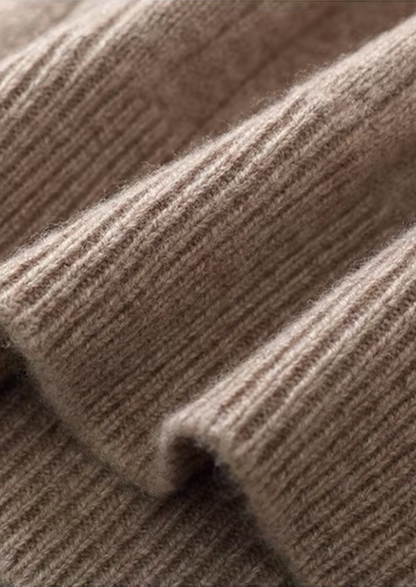 Pure Extra-Fine Merino Wool Rib Mockneck | Arventti