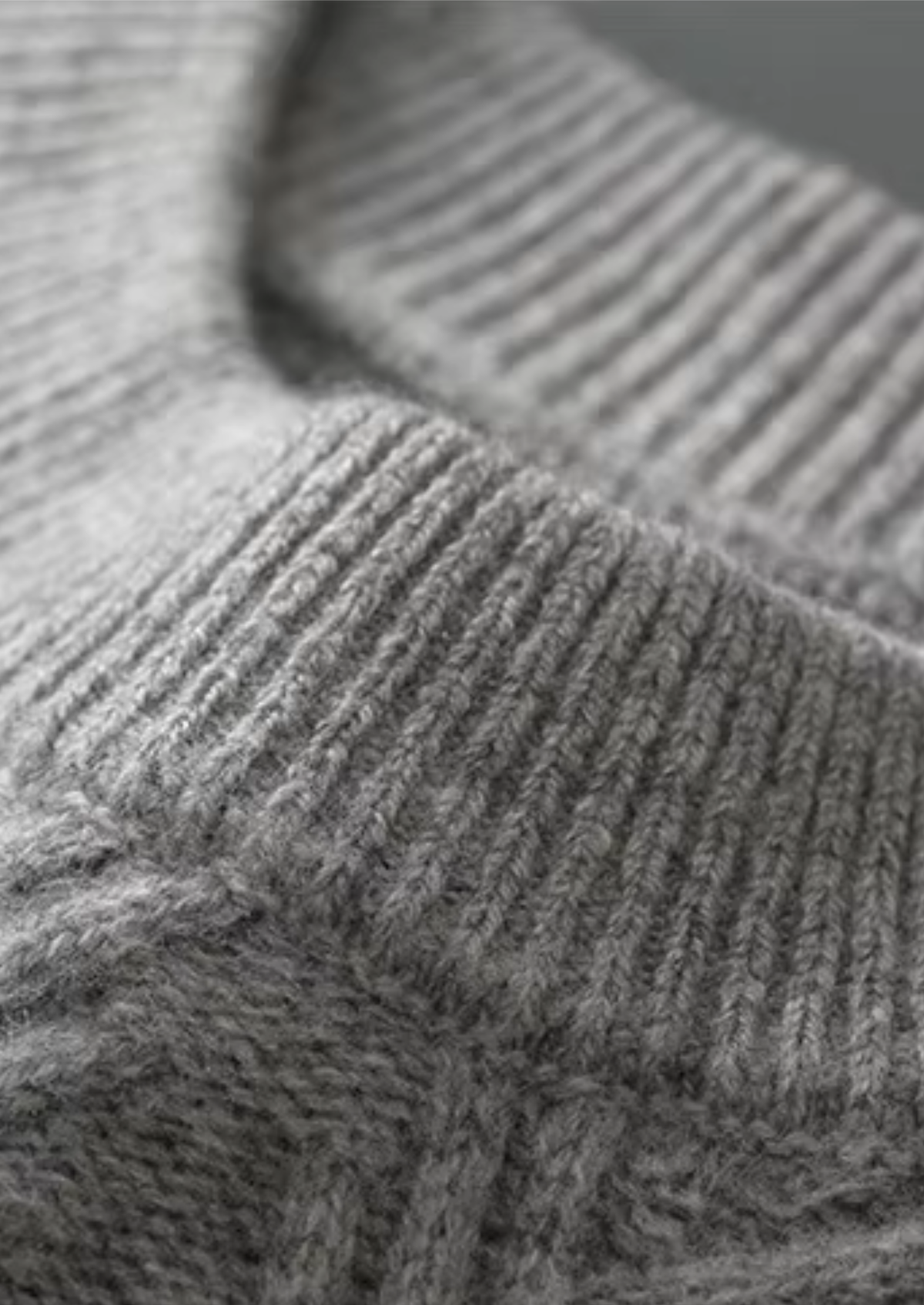 Pure Extra-Fine Merino Wool Herringbone Crewneck | Arventti