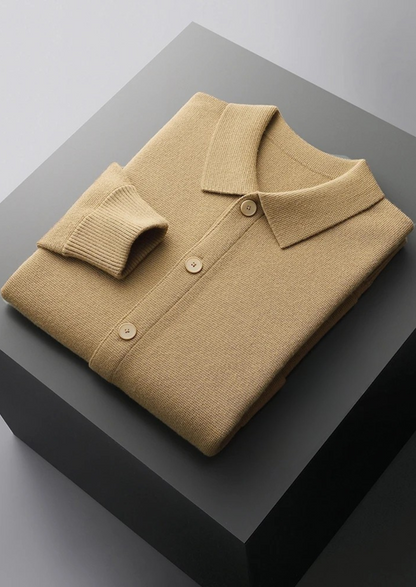Pure Extra-Fine Merino Wool Button Overshirt | Arventti