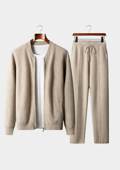 Pure Extra-Fine Merino Wool Sand Falconi Set | Arventti