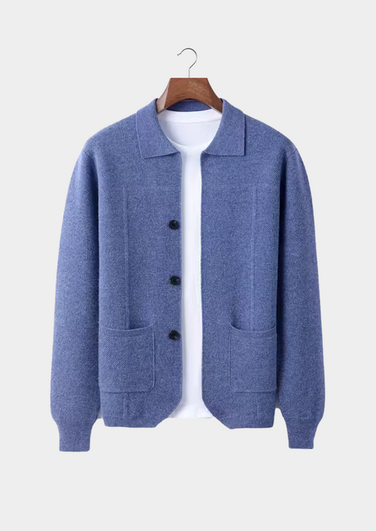 Pure Extra-Fine Merino Wool Button Overshirt | Arventti