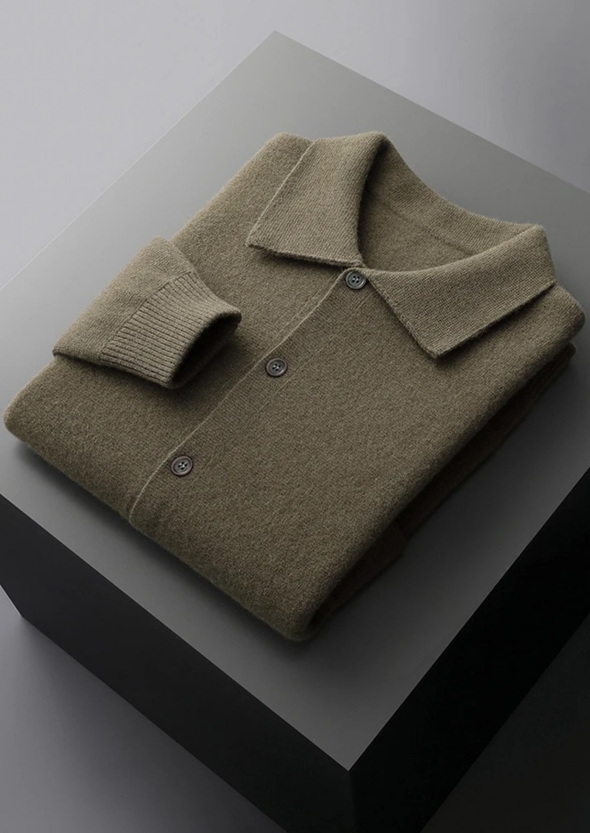 Pure Extra-Fine Merino Wool Button Overshirt | Arventti