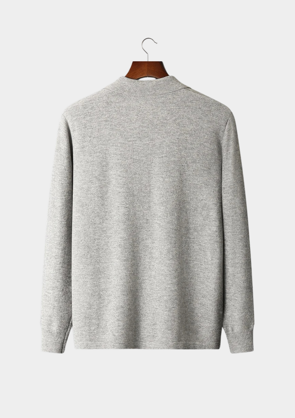 Pure Extra-Fine Merino Wool Polo Cardigan | Arventti