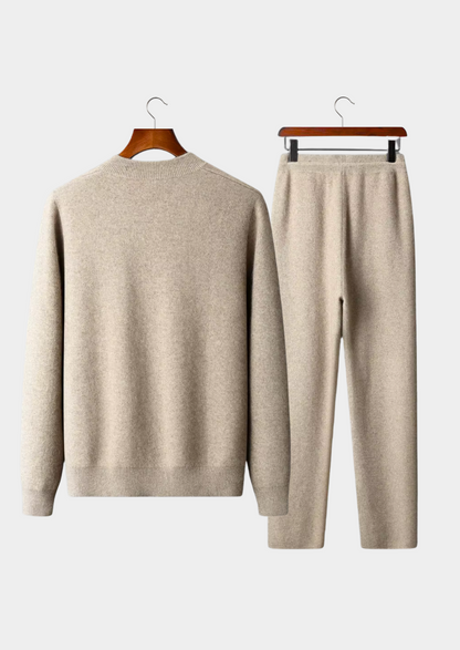 Pure Extra-Fine Merino Wool Sand Falconi Set | Arventti