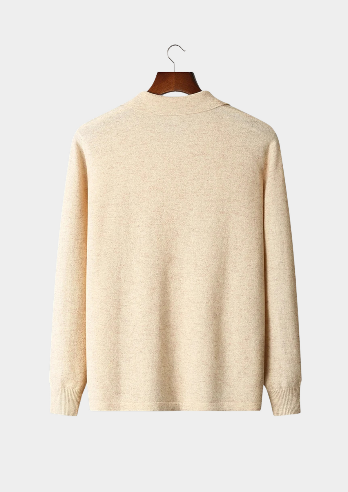 Pure Extra-Fine Merino Wool Polo Cardigan | Arventti
