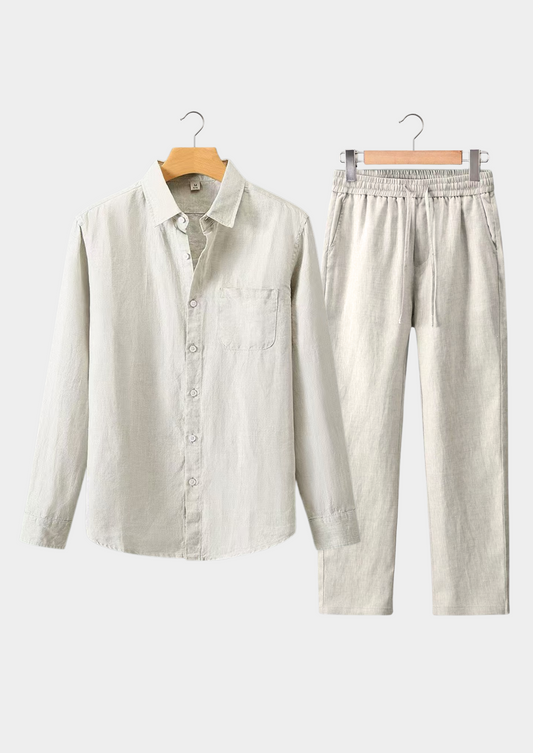Dolcevita Longsleeve Summer Set - Beige | Arventti