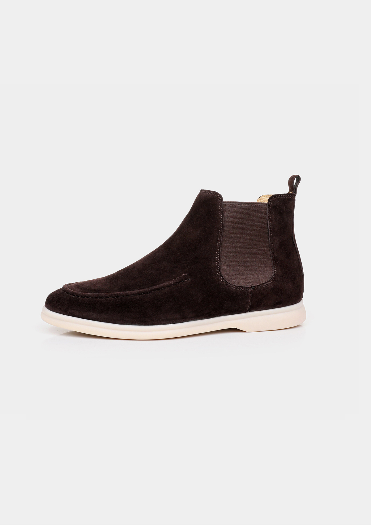 Coffee Suede Chelsea Boot | Arventti