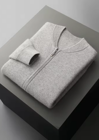 Pure Extra-Fine Merino Wool Light Gray Falconi Set | Arventti