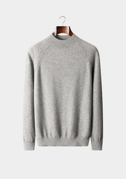 Pure Extra-Fine Merino Wool Raglan Mockneck | Arventti