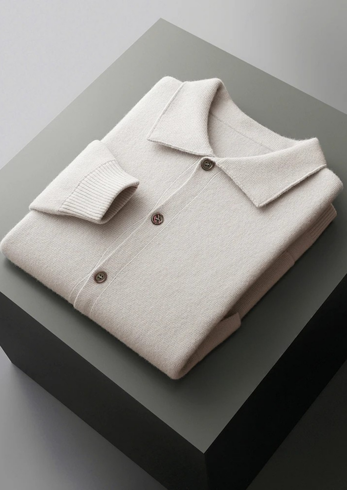 Pure Extra-Fine Merino Wool Button Overshirt | Arventti