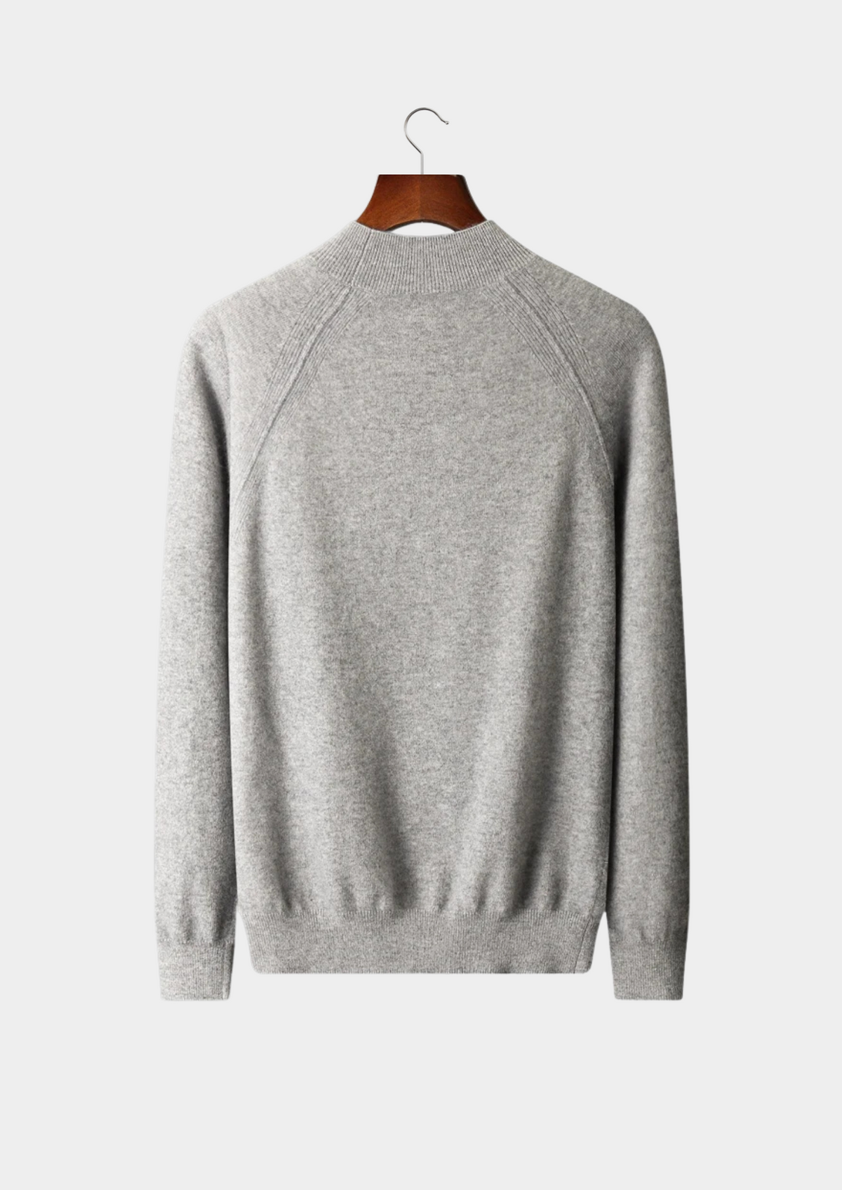 Pure Extra-Fine Merino Wool Raglan Mockneck | Arventti