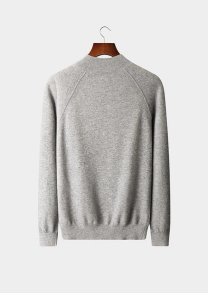 Pure Extra-Fine Merino Wool Raglan Mockneck | Arventti