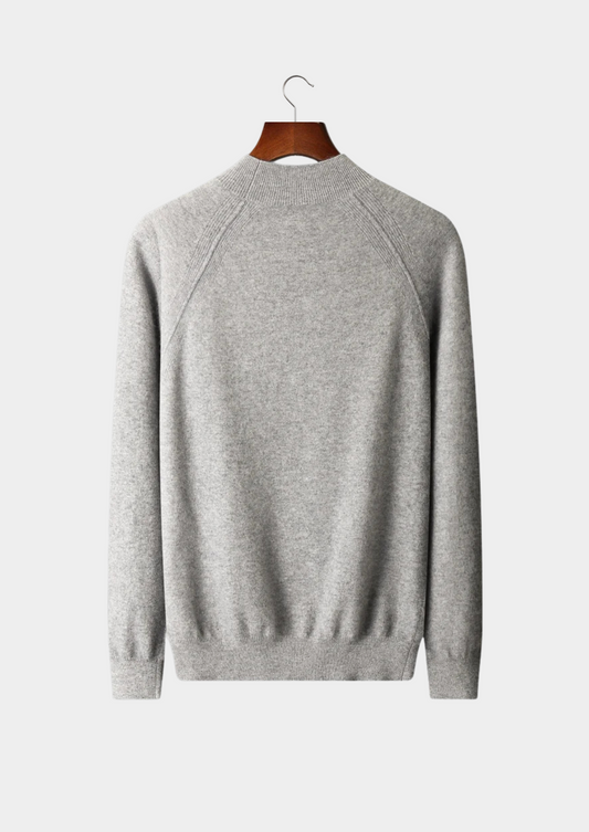Pure Extra-Fine Merino Wool Raglan Mockneck | Arventti
