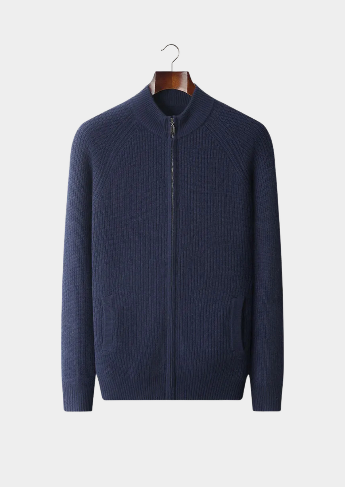 Premium Cashmere Ribbed Cardigan | Arventti