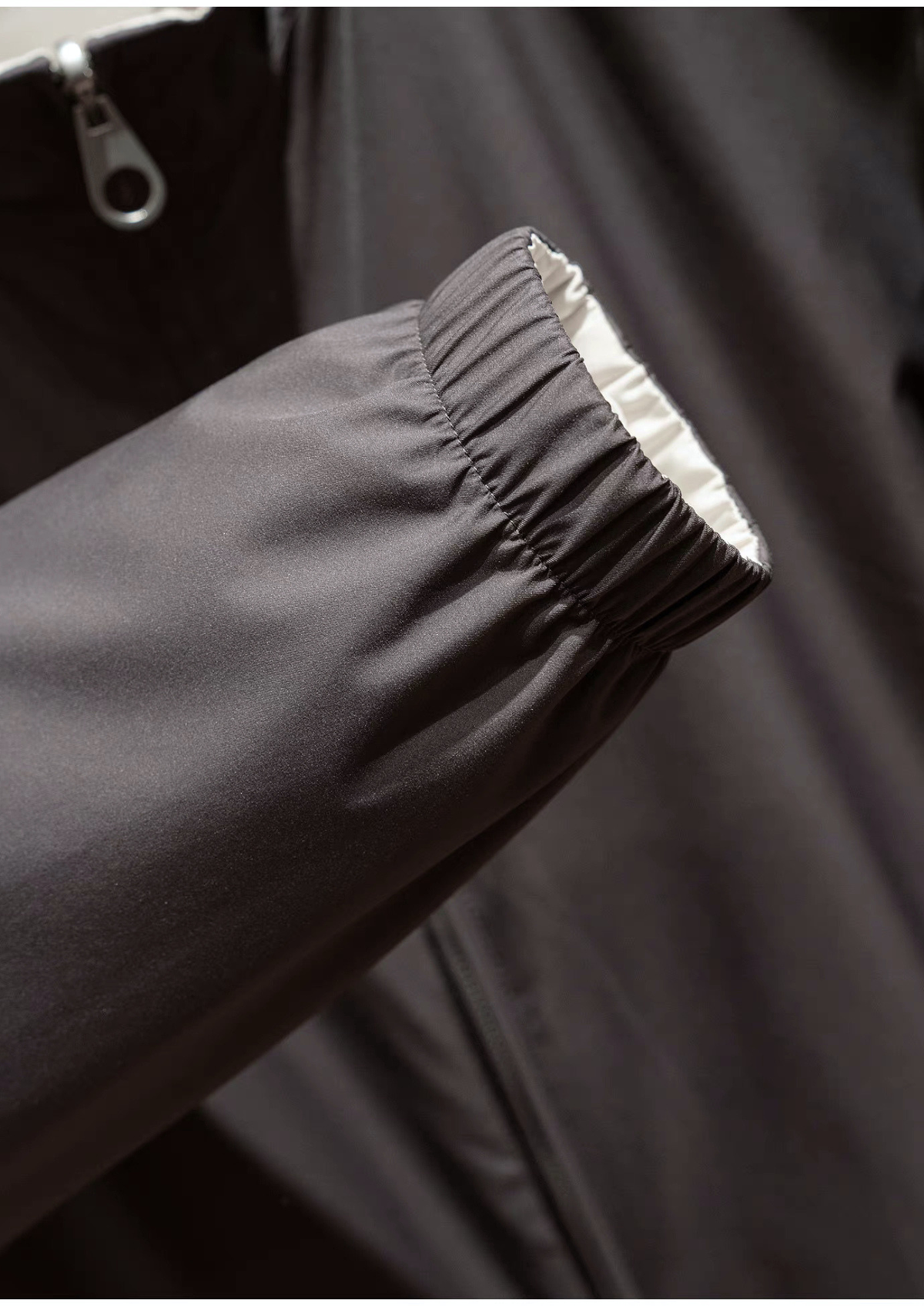 Fog Gray Technical Windbreaker Jacket | Arventti