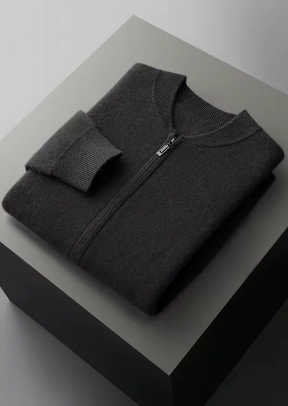 Pure Extra-Fine Merino Wool Black Falconi Set | Arventti