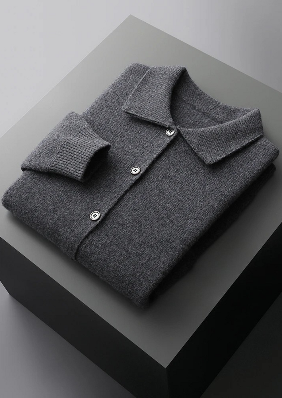 Pure Extra-Fine Merino Wool Button Overshirt | Arventti