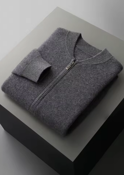Pure Extra-Fine Merino Wool Dark Gray Falconi Set | Arventti