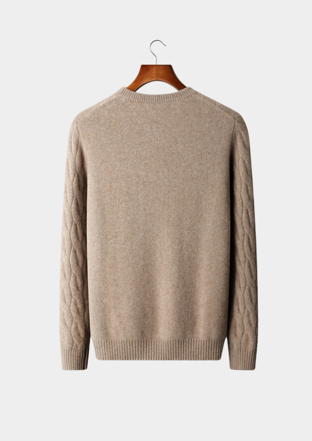 Premium Cashmere Cable Crewneck | Arventti