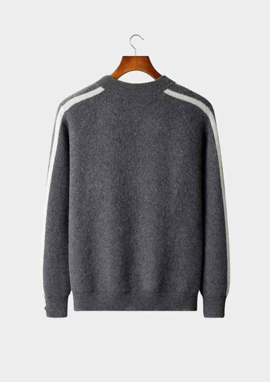 Pure Extra-Fine Merino Wool Striped Cardigan | Arventti