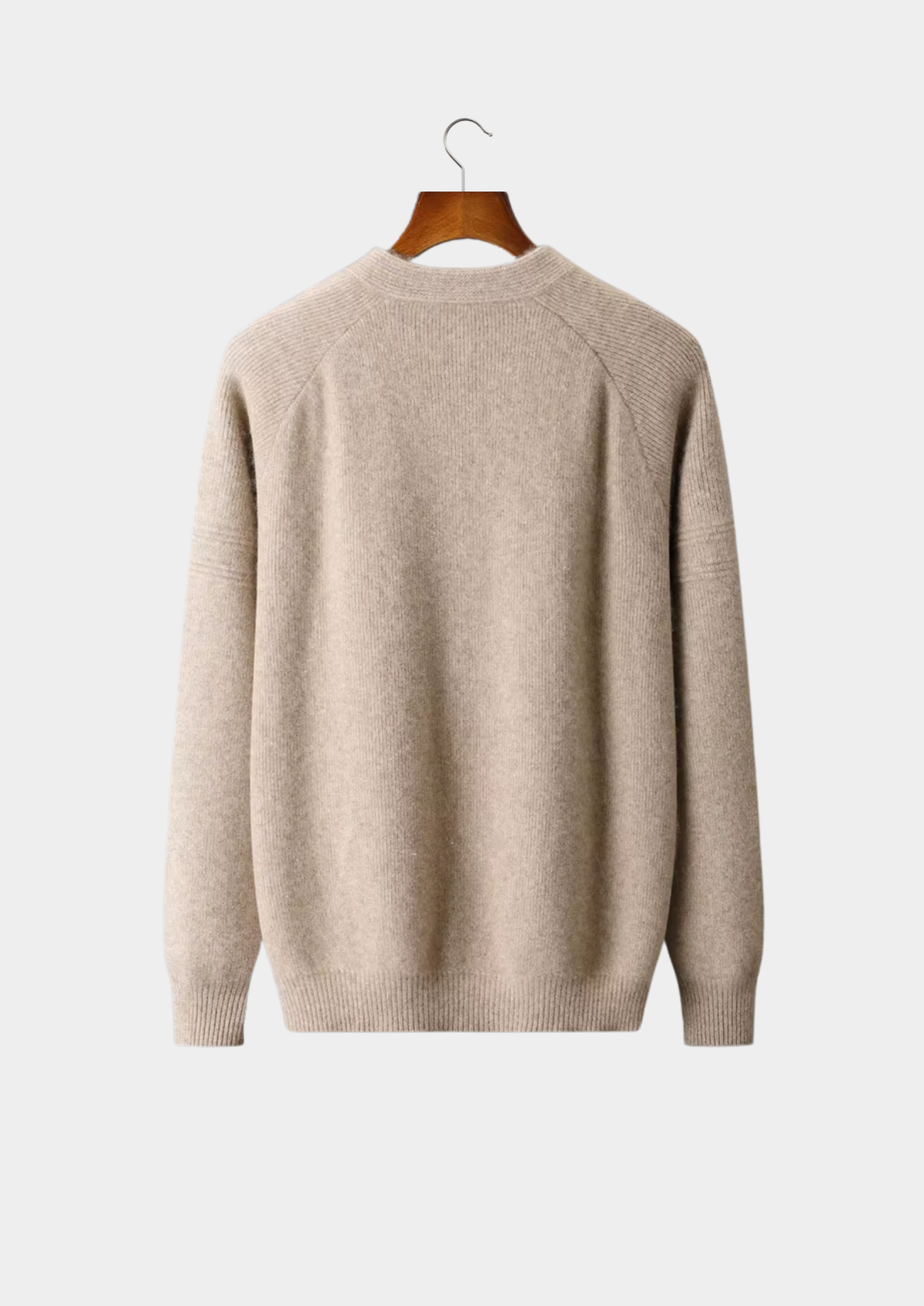 Pure Extra-Fine Merino Wool Ribbed Zip Cardigan | Arventti