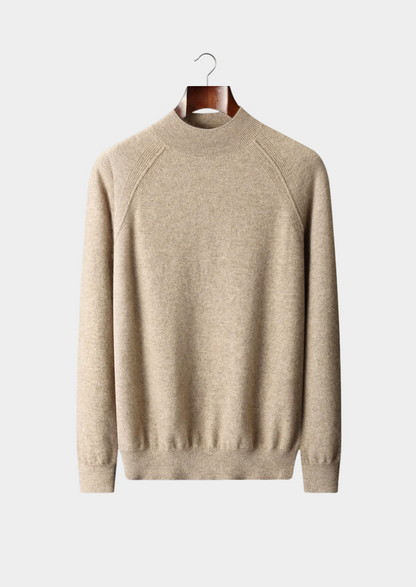 Pure Extra-Fine Merino Wool Raglan Mockneck | Arventti