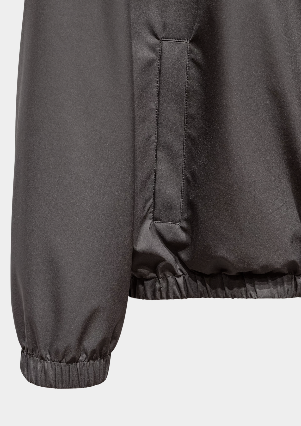 Fog Gray Technical Windbreaker Jacket | Arventti