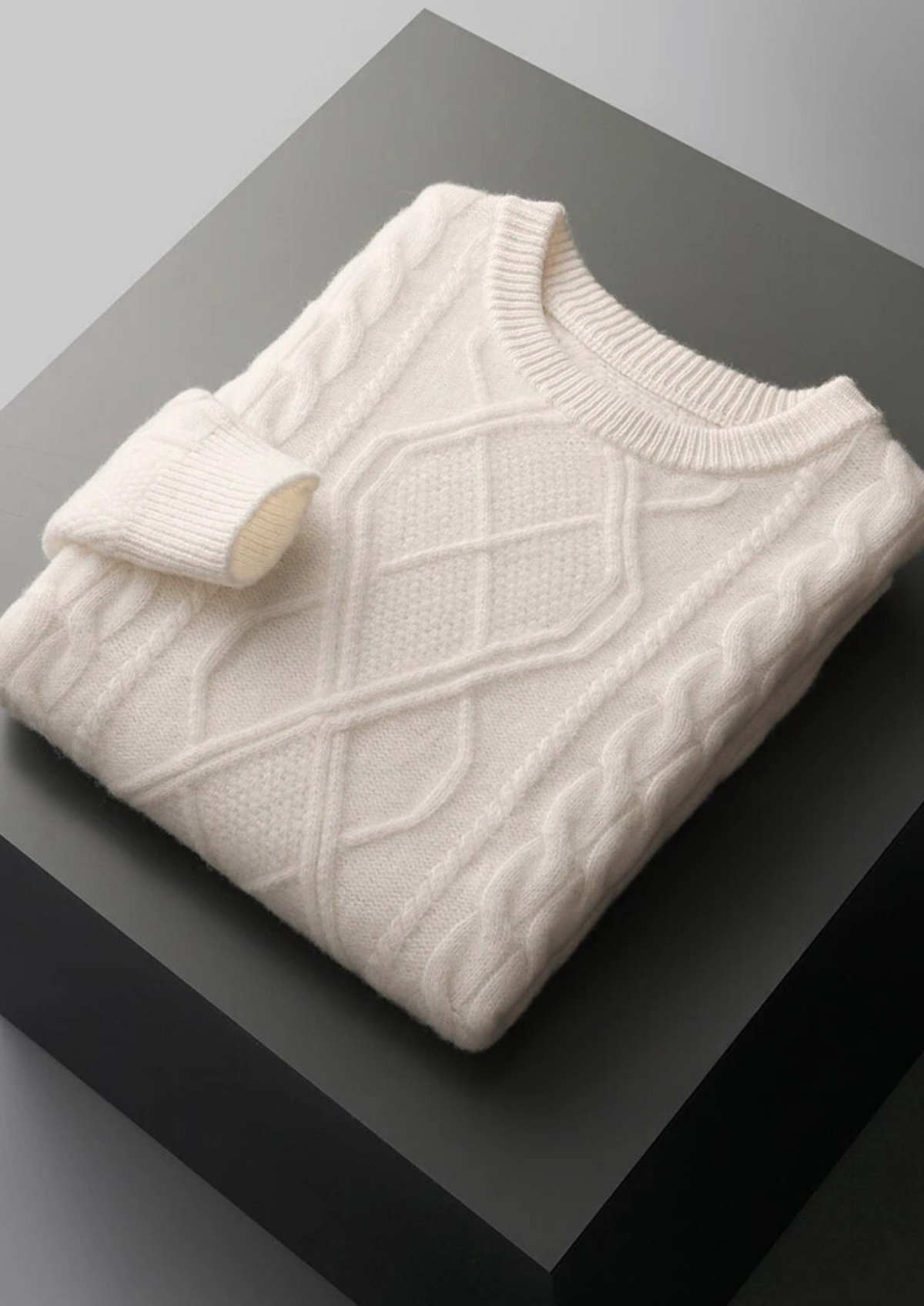 Pure Extra-Fine Merino Wool Wintertime Crewneck | Arventti