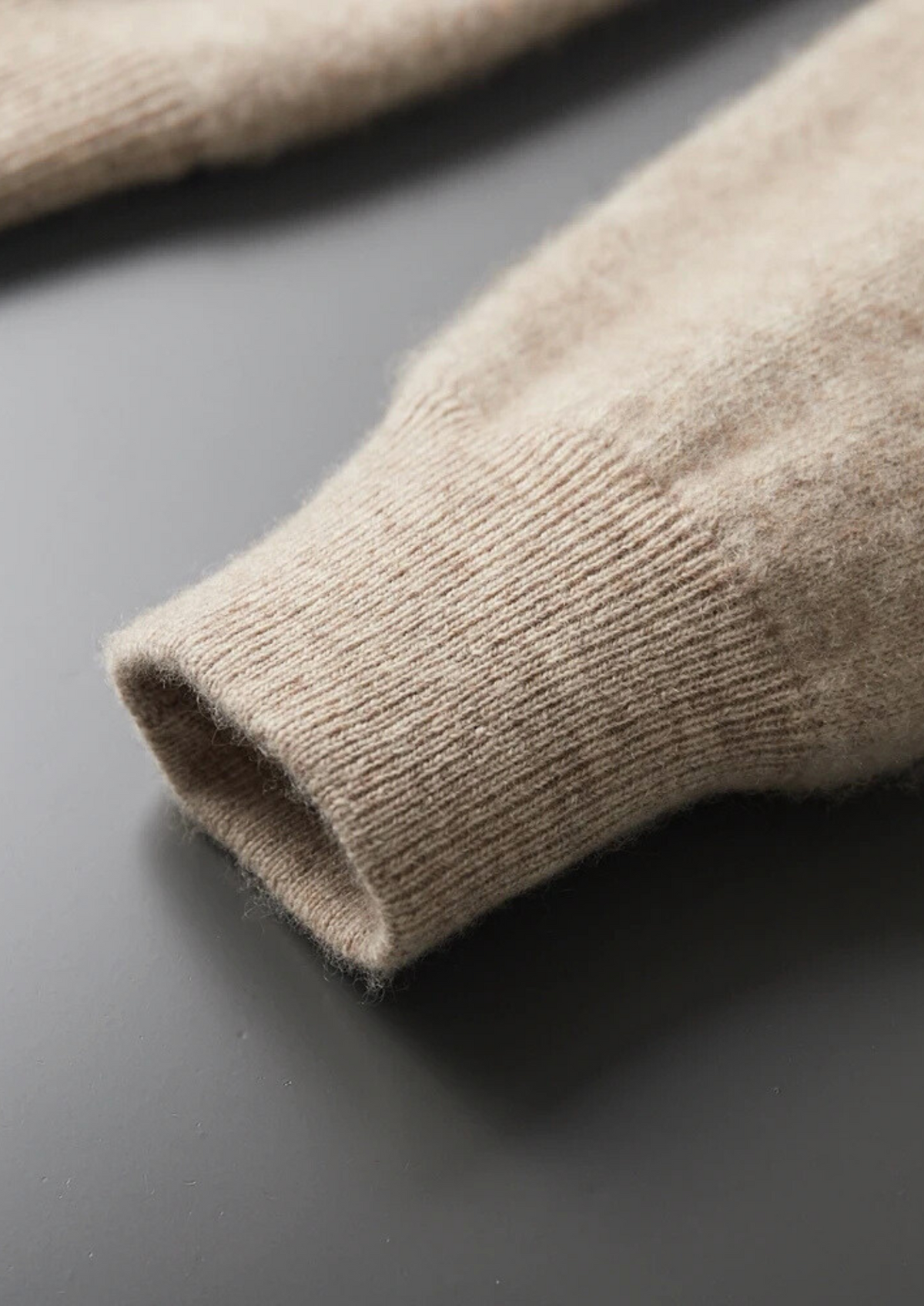 Premium Cashmere Two Tone Zip Cardigan | Arventti