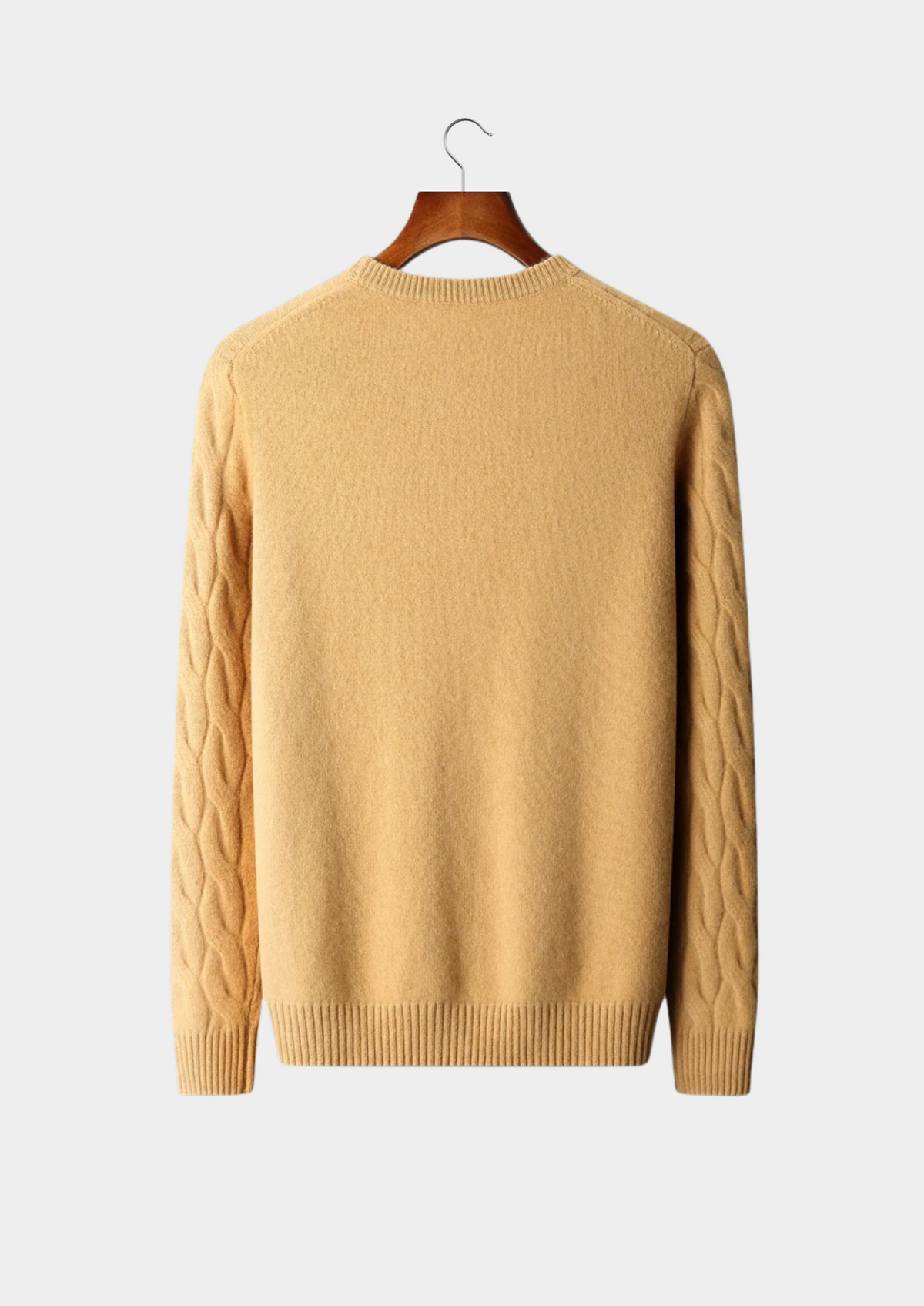 Premium Cashmere Cable Crewneck | Arventti