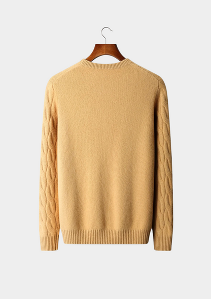 Premium Cashmere Cable Crewneck | Arventti