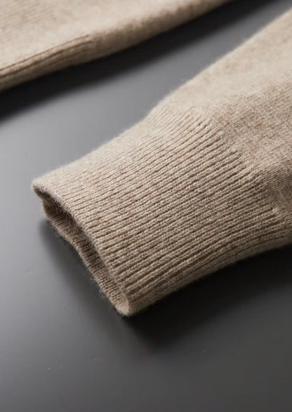 Pure Extra-Fine Merino Wool Zip Polo Cardigan | Arventti