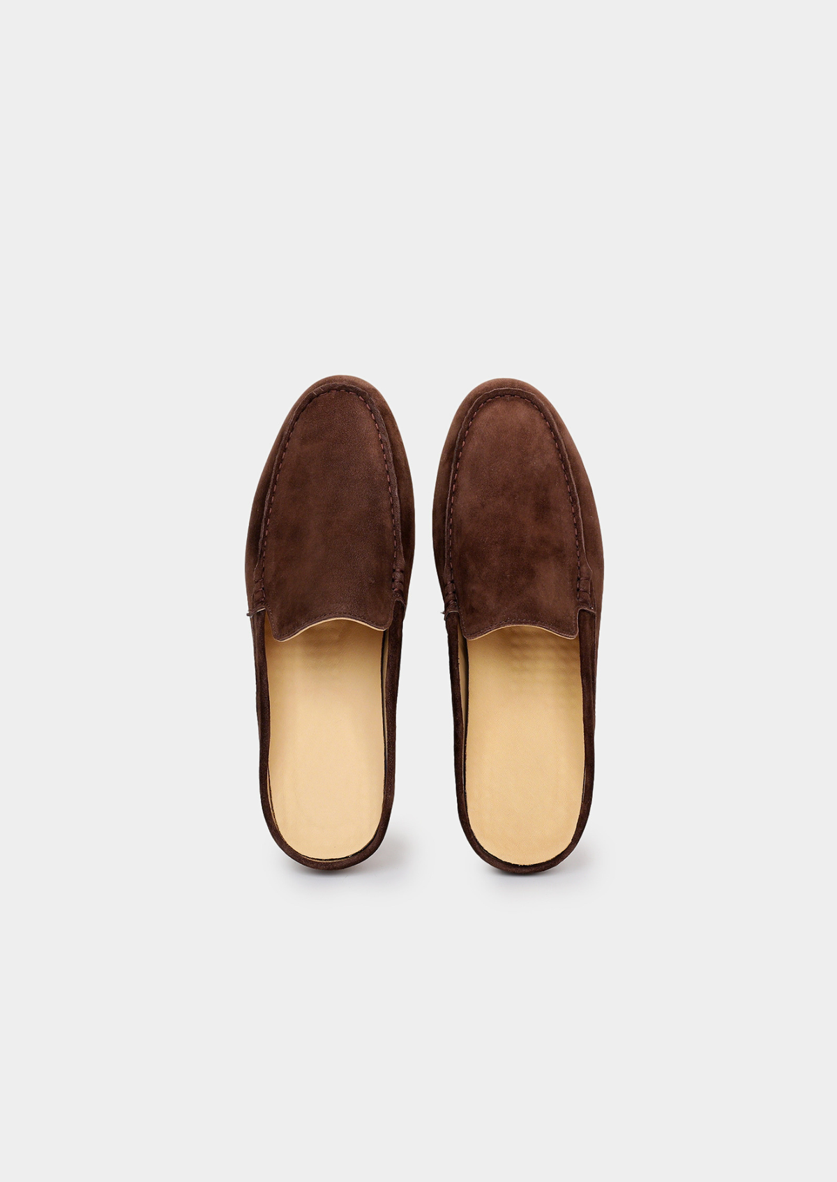 Coffee Marina Suede Slipper | Arventti