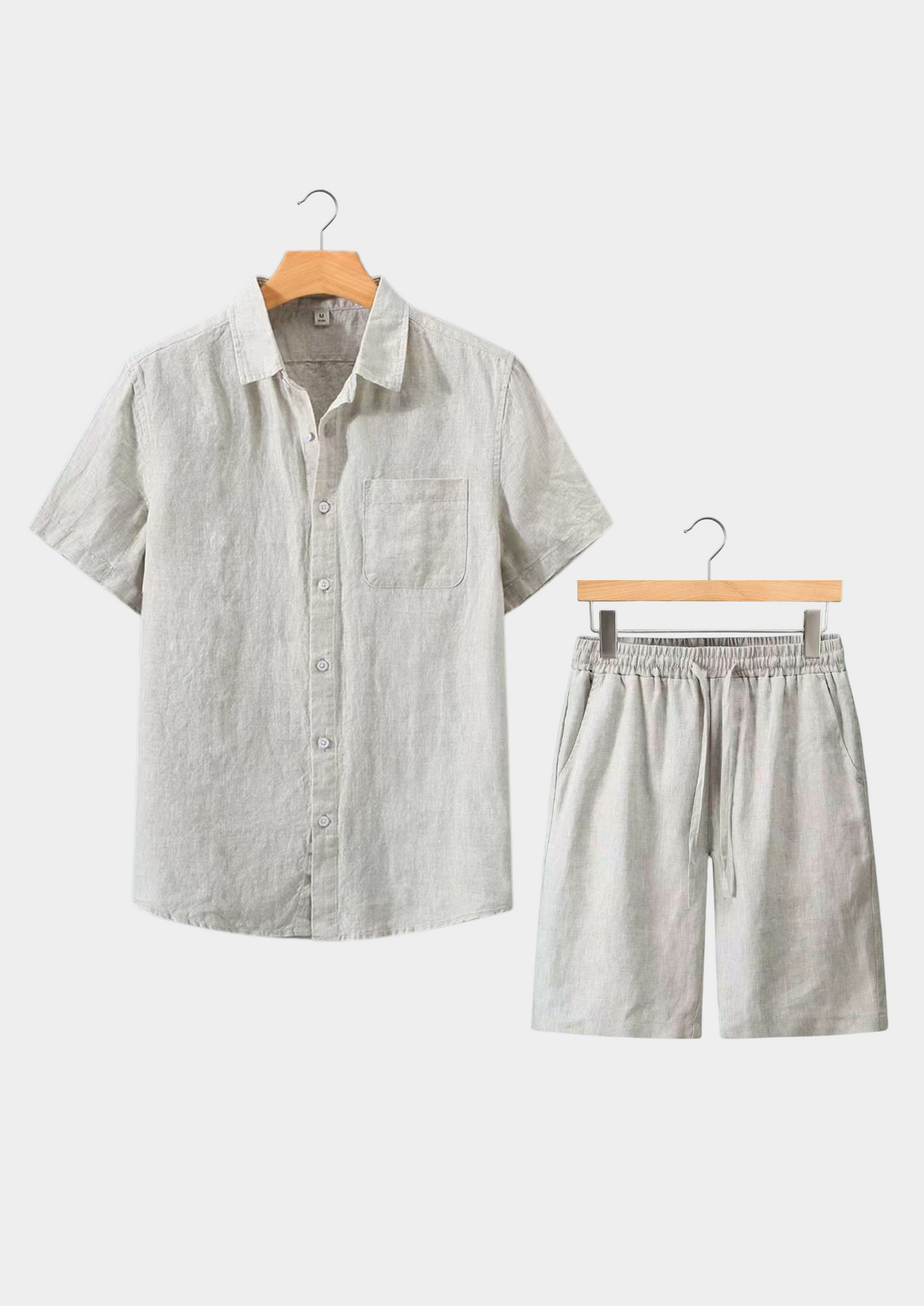 Dolcevita Shortsleeve Summer Set - Beige | Arventti