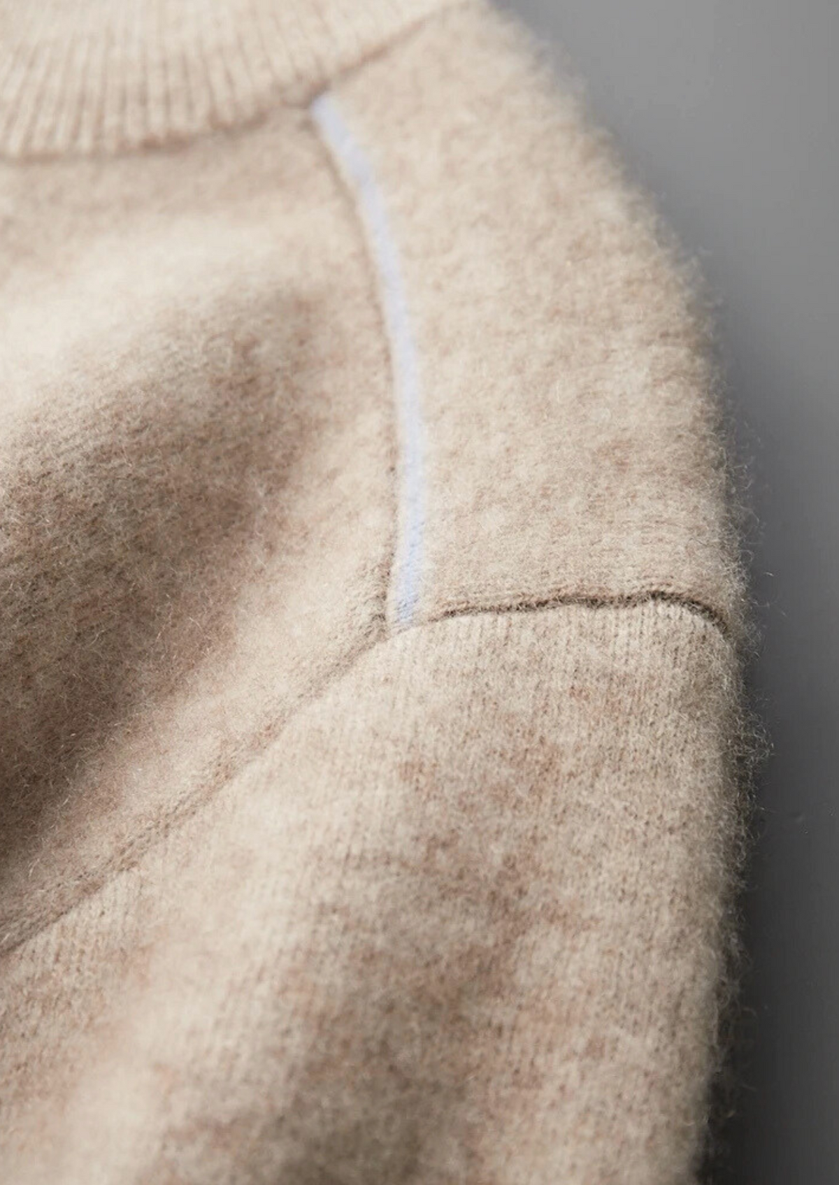 Premium Cashmere Two Tone Zip Cardigan | Arventti