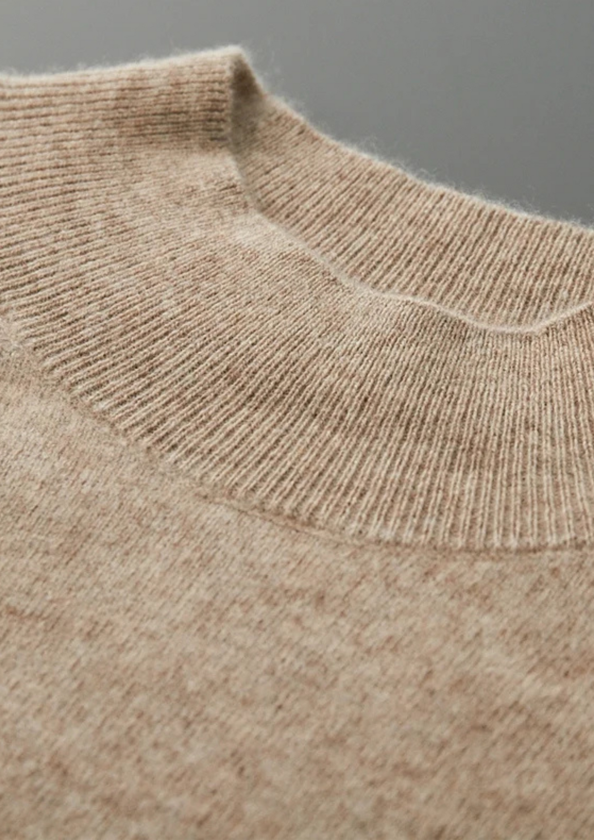 Pure Extra-Fine Merino Wool Raglan Mockneck | Arventti